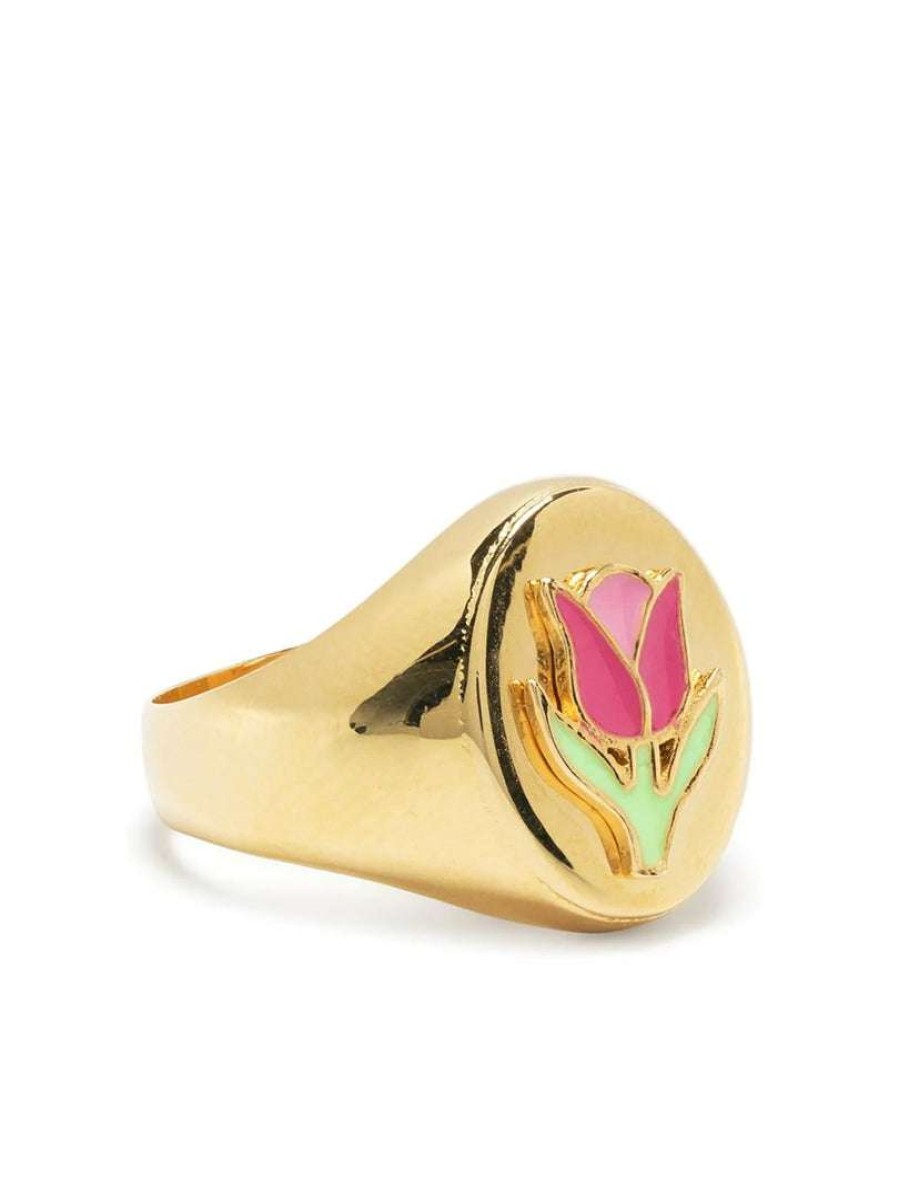 Accessories * | Wilhelmina Garcia 'Pink Tulip Ring' Accessories