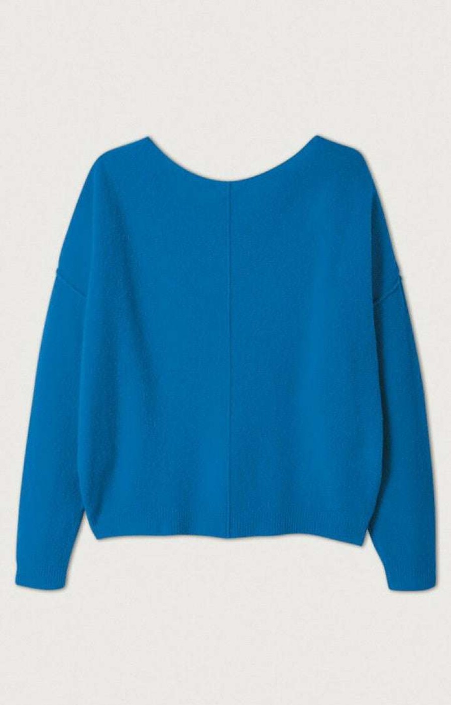 Clothing * | American Vintage New In Blue 'Damsville H22' Knit Sweater