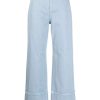 Clothing * | Baum Und Pferdgarten Clothing 'Nariko' Textured Wide Leg Jeans