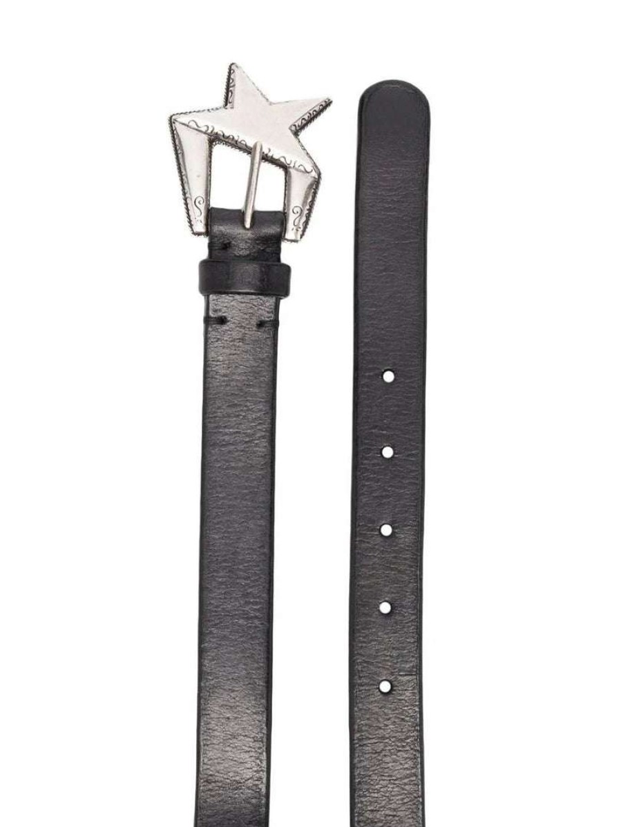 Accessories * | Golden Goose Accessories 'Star Buckle Belt'