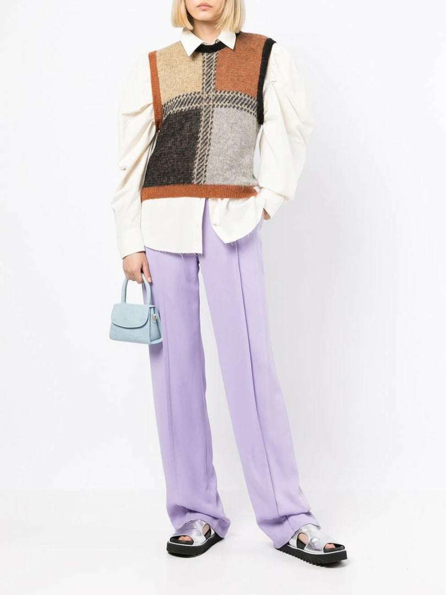 Clothing * | Stella Nova Clothing Brown 'Hallie May' Knit Vest