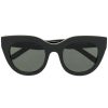 Accessories * | Le Specs 'Air Heart' Black And Gold Sunglasses Accessories