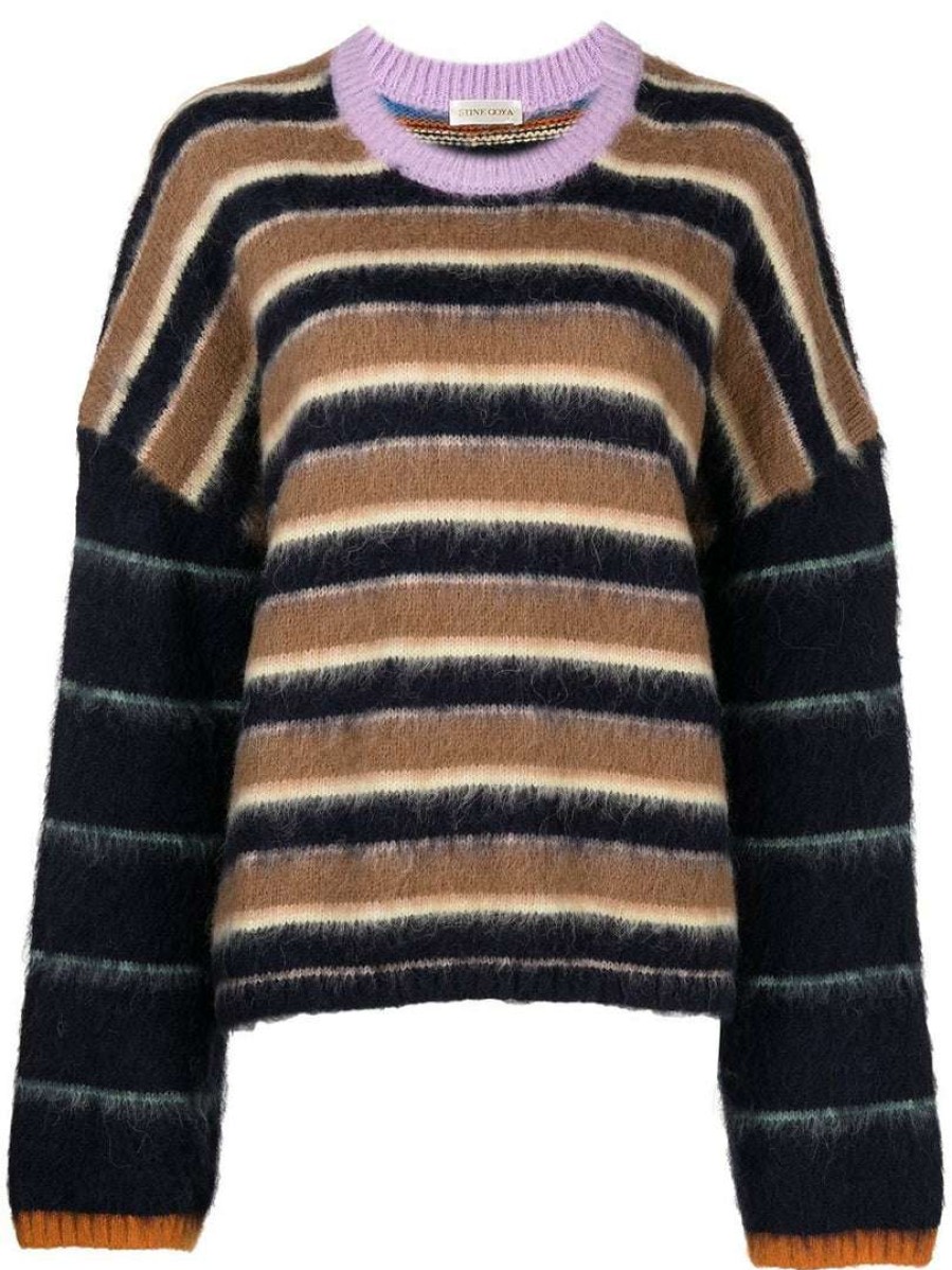 Clothing * | Stine Goya Oversized 'Lucs' Stripe Knit Sweater