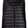 Clothing * | Moncler Black 'Padded Zip-Up Jacket'