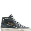 Shoes * | Golden Goose 'Black Studded High Top Sneakers' Shoes