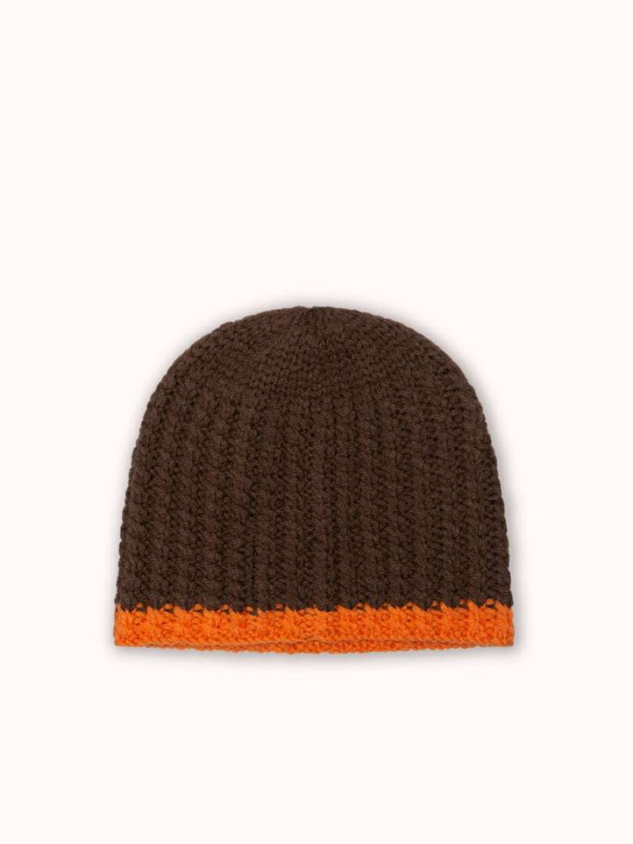 Accessories * | Resume Brown 'Hand Knitted Beanie' Accessories