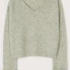 Clothing * | American Vintage Oversized 'East' Melange Knit Sweater Clothing