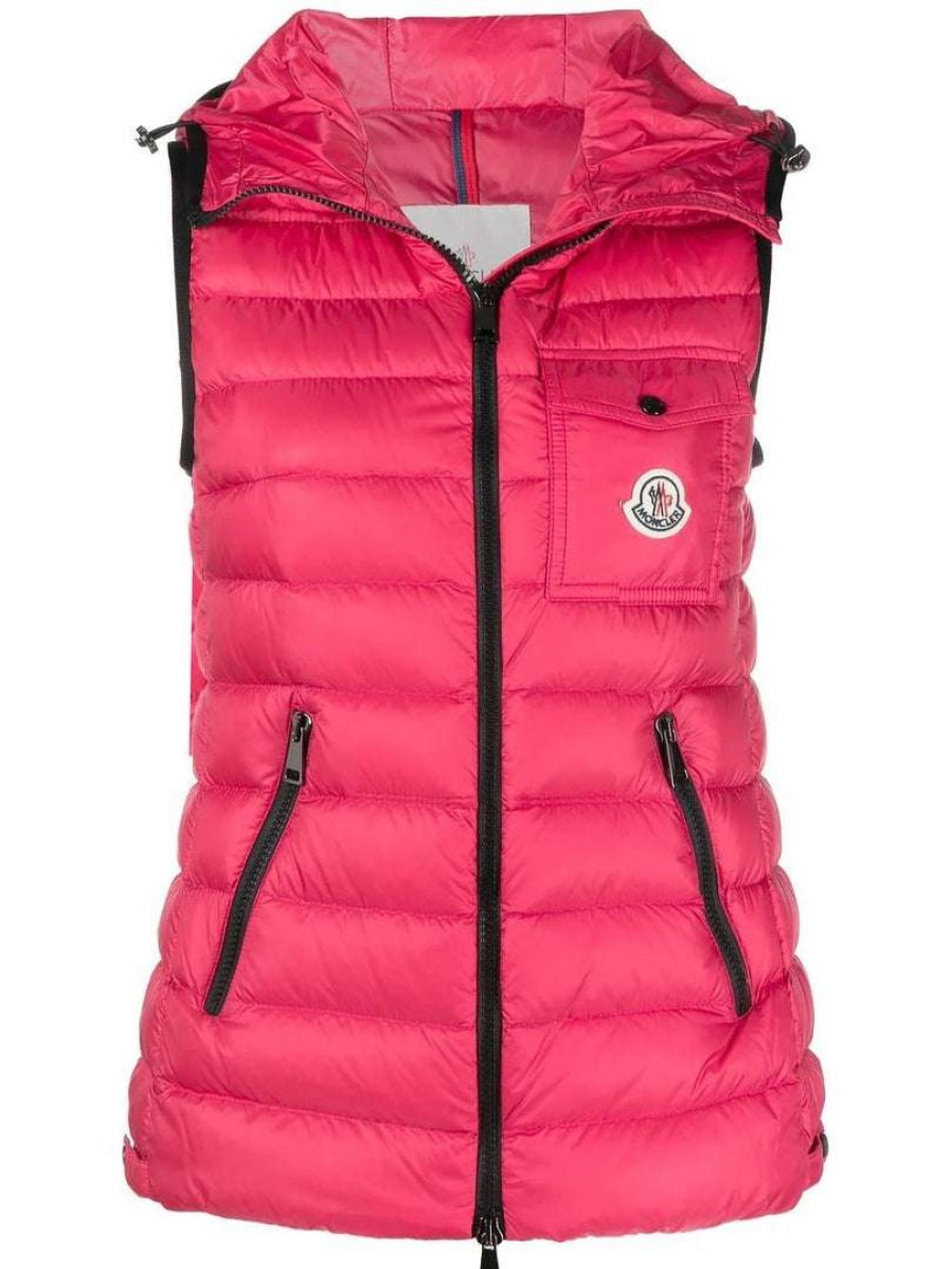 Clothing * | Moncler Pink 'Glyco' Gilet