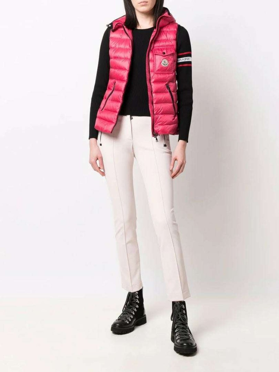 Clothing * | Moncler Pink 'Glyco' Gilet