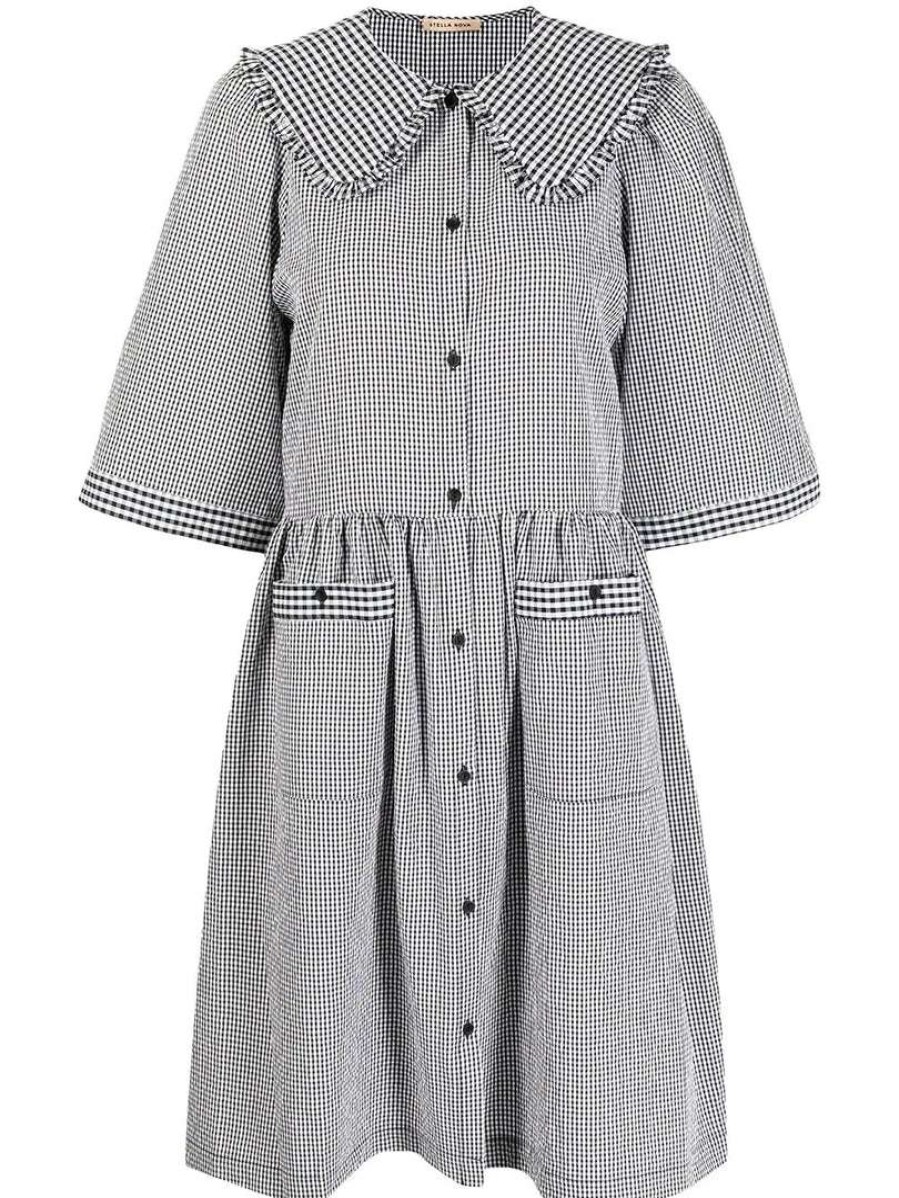 Clothing * | Stella Nova Clothing 'Priel Lou' Gingham Midi Dress