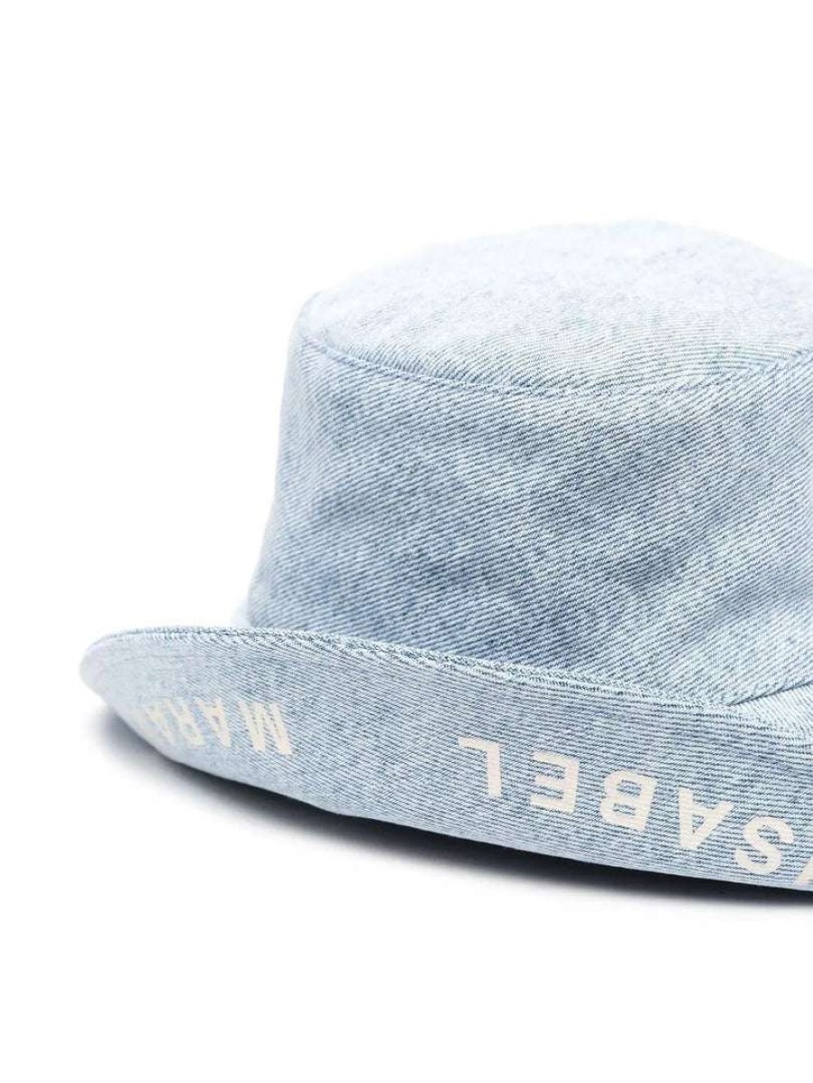 Accessories * | Isabel Marant 'Loiena' Denim Bucket Hat