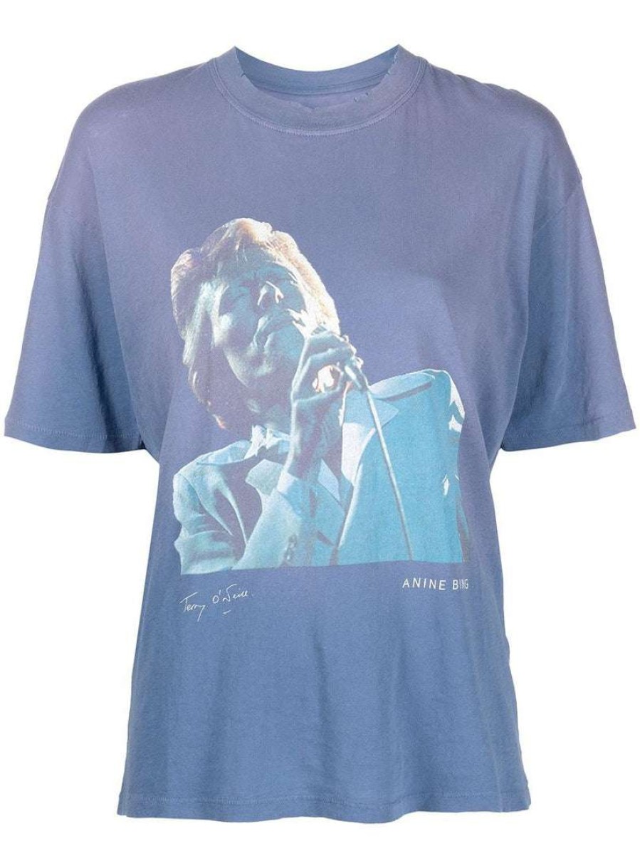 Clothing * | Anine Bing Clothing 'Ida' Bowie T-Shirt