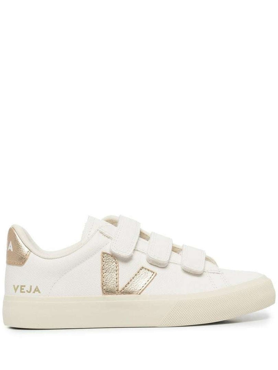 Shoes * | Veja 'Recife' Gold Detail Velcro Trainers Shoes