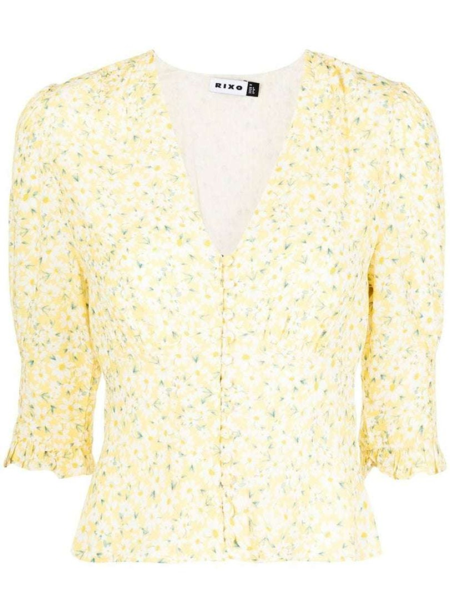 Clothing * | Rixo London 'Payton' Floral Blouse