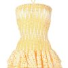 Clothing * | Charo Ruiz Yellow 'Megan' Short Dress Clothing