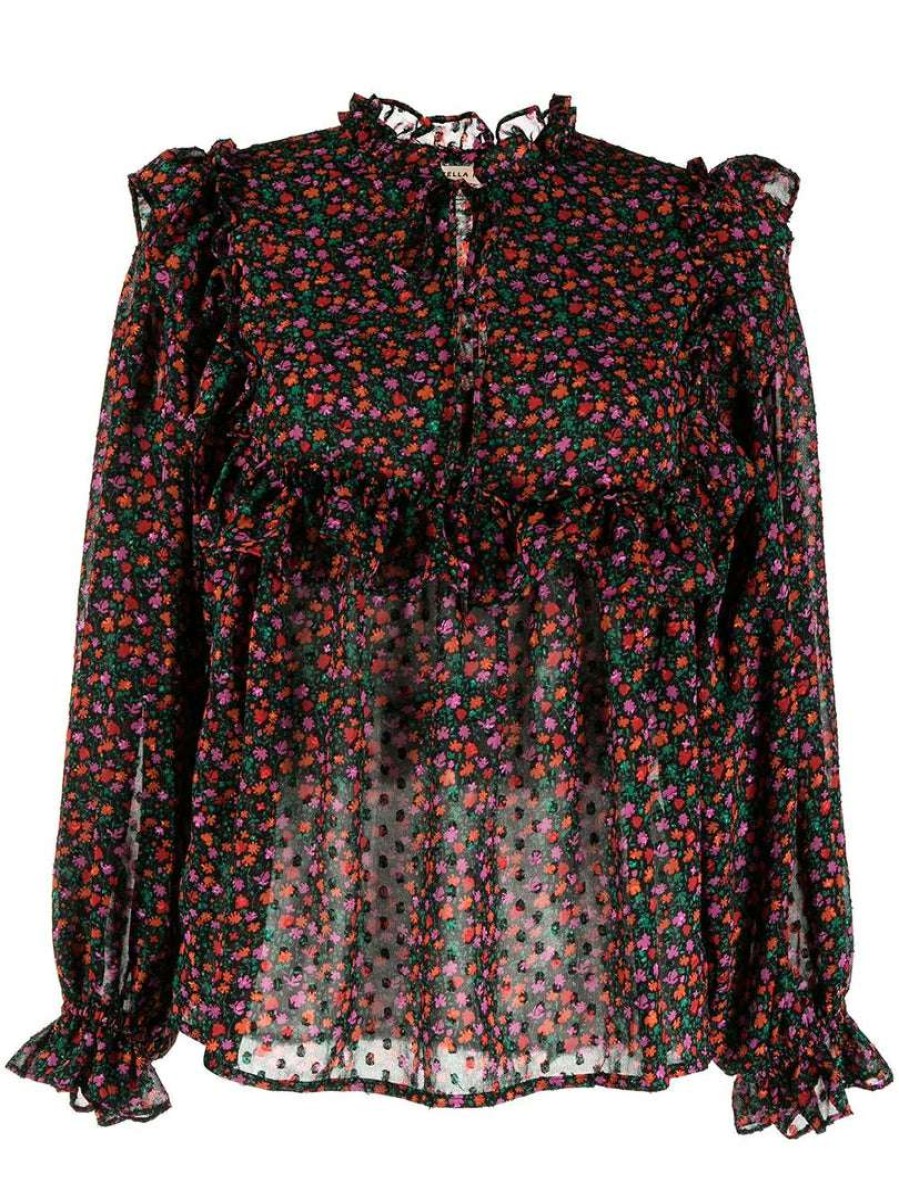 Clothing * | Stella Nova Clothing 'Barbara Lou' Floral Print Blouse