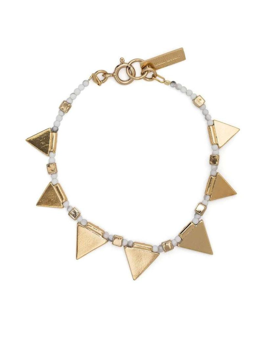 Accessories * | Isabel Marant Accessories White 'Rocio' Bracelet