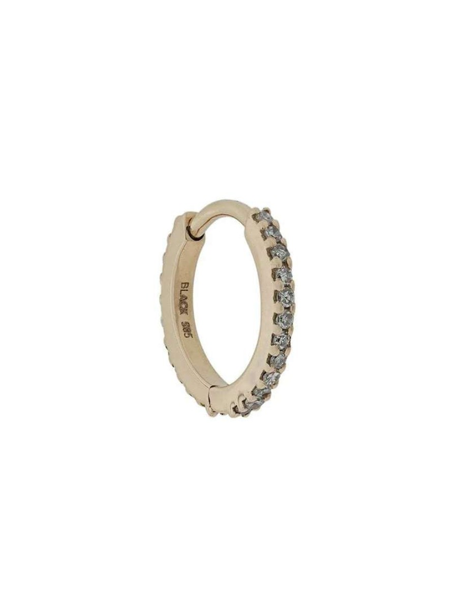 Accessories * | Maria Black Accessories 14Kt Gold 'Rainbow Huggie' Earring