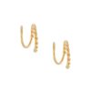 Accessories * | Maria Black 'Sofia Twirl' Gold Earrings Accessories