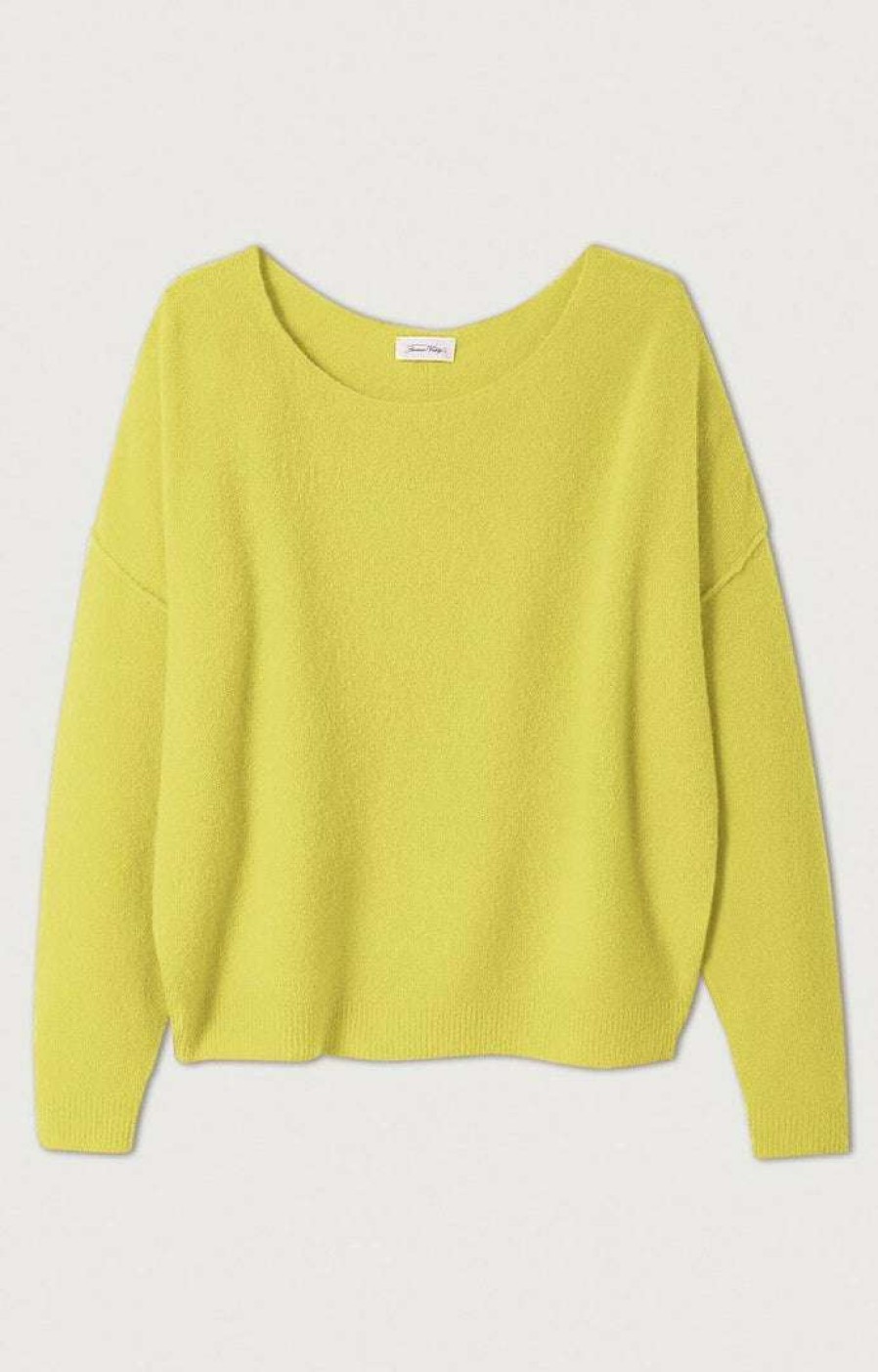 Clothing * | American Vintage Lime 'Damsville H22' Knit Sweater