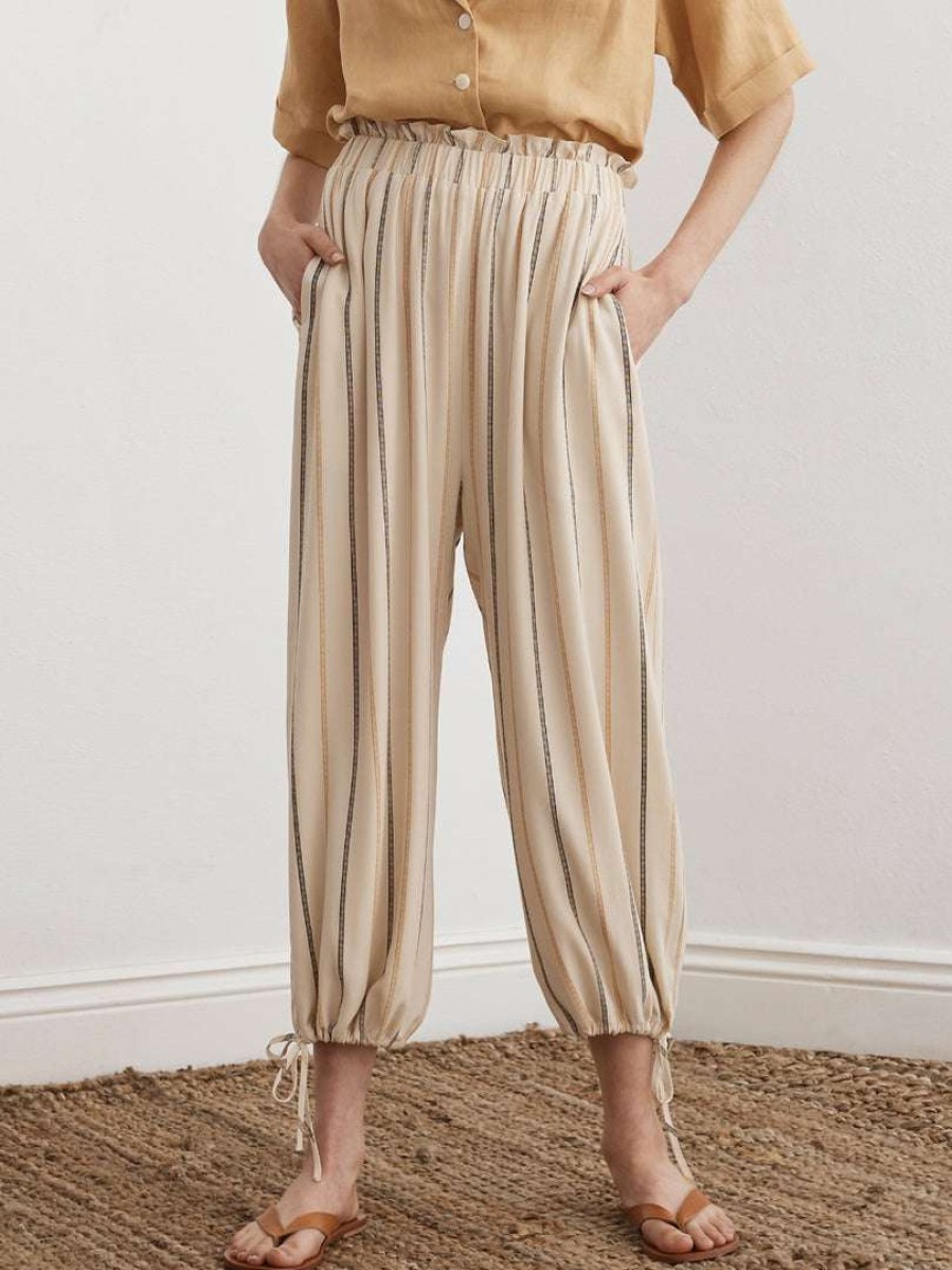 Clothing * | Sancia 'Esperanza' Stripe Trousers Clothing