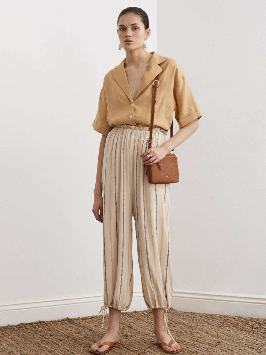 Clothing * | Sancia 'Esperanza' Stripe Trousers Clothing