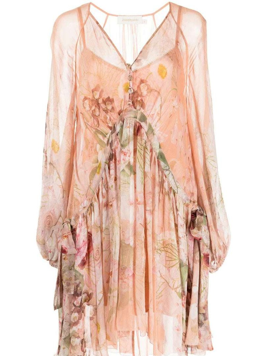 Clothing * | Zimmermann 'Dancer Drawn Mini Dress'