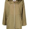 Clothing * | Parajumpers Green 'Hannah' Water Repellent Shacket Clothing