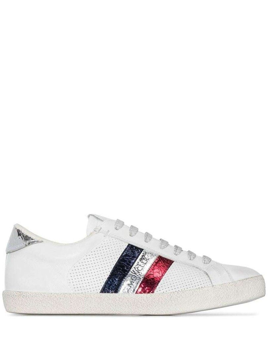 Shoes * | Moncler 'Ryegrass' Leather Sneakers