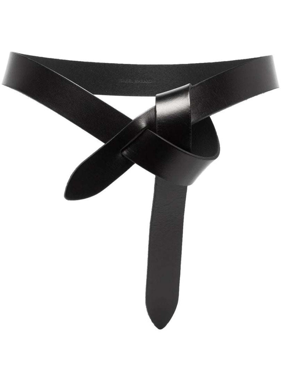 Accessories * | Isabel Marant Accessories Black 'Lecce' Belt