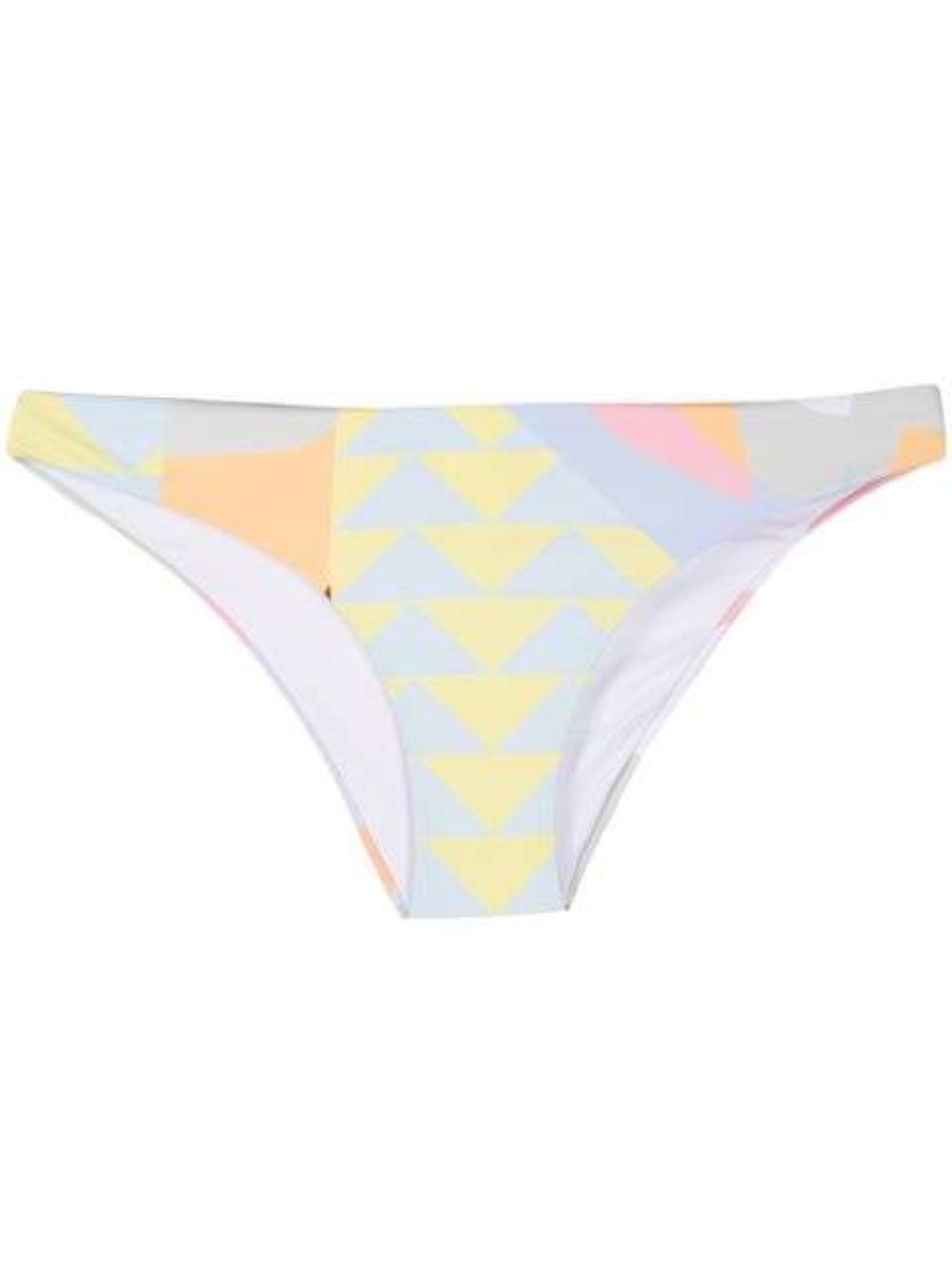 Clothing * | Self Portrait Beachwear 'Abstract Geometric Bikini Bottoms'