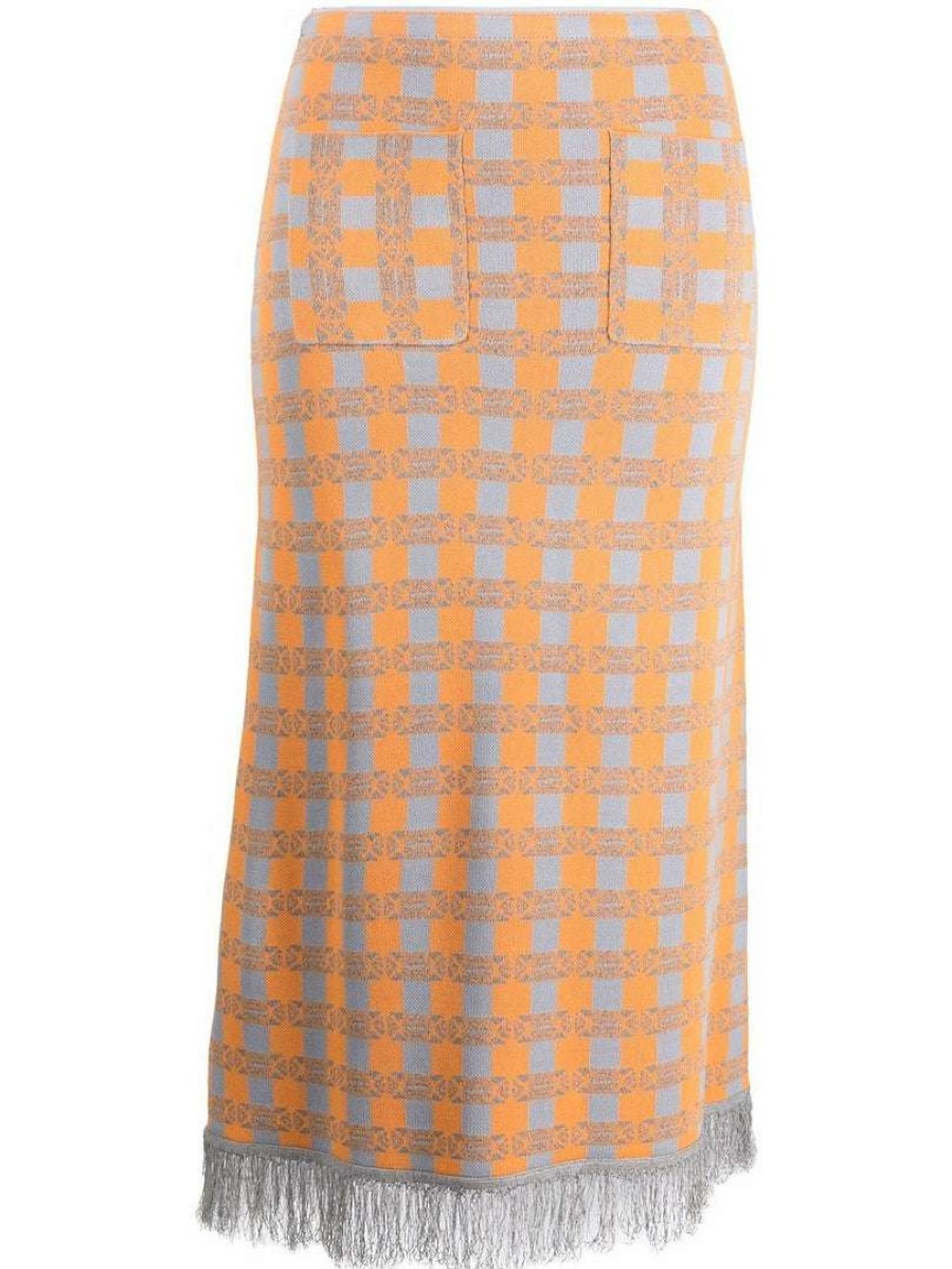 Clothing * | Baum Und Pferdgarten Clothing 'Callis' Checked Midi Skirt