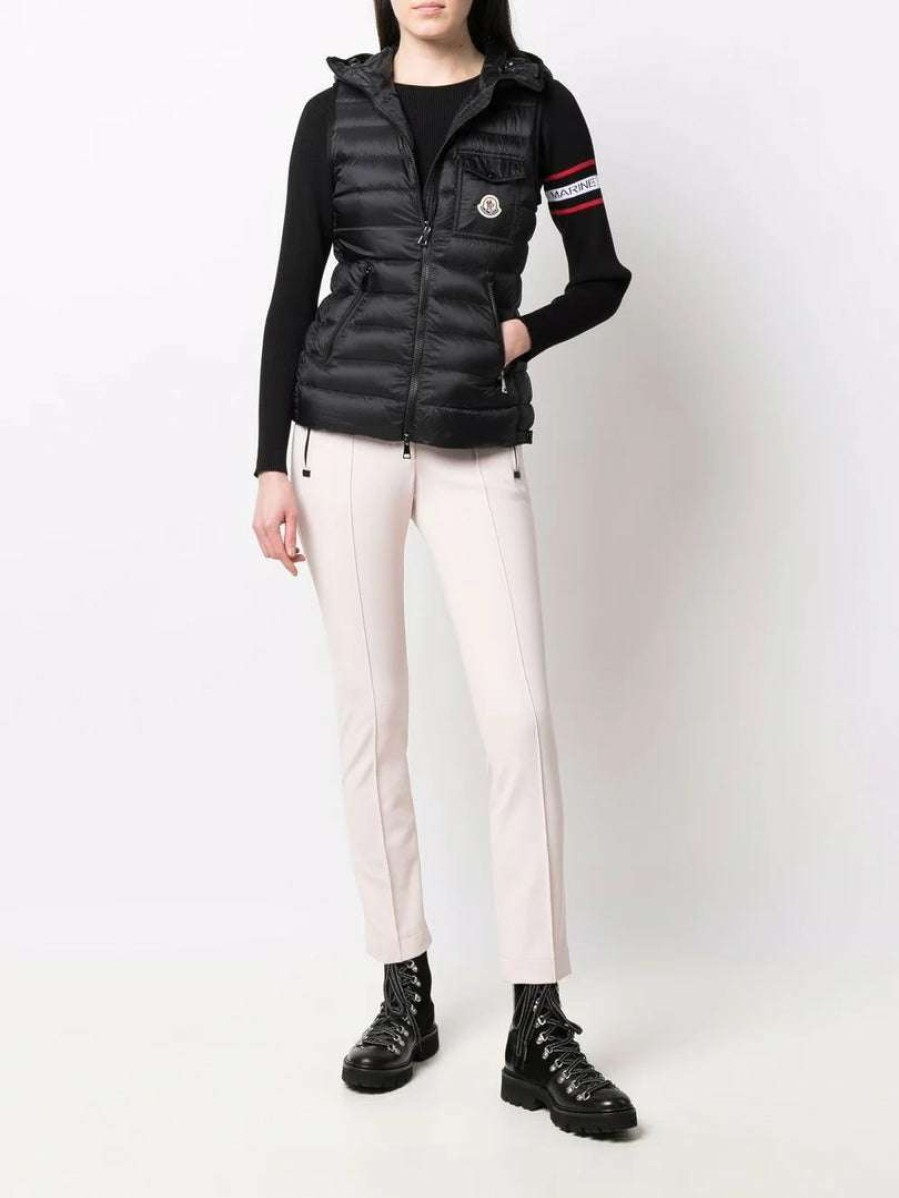 Clothing * | Moncler Black 'Glyco' Gilet