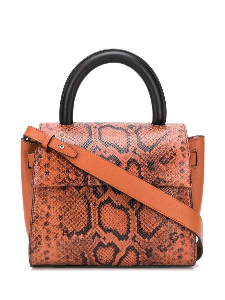 Bags * | Elena Ghisellini 'Angel S Python Print' Tote Bag