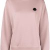 Clothing * | Moncler Pink And Black 'Contrasting Sleeve Sweater'