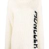 Clothing * | Moncler 'Logo-Intarsia Knitted Jumper'