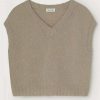 Clothing * | American Vintage Clothing Taupe 'Pinobery' Knit Vest