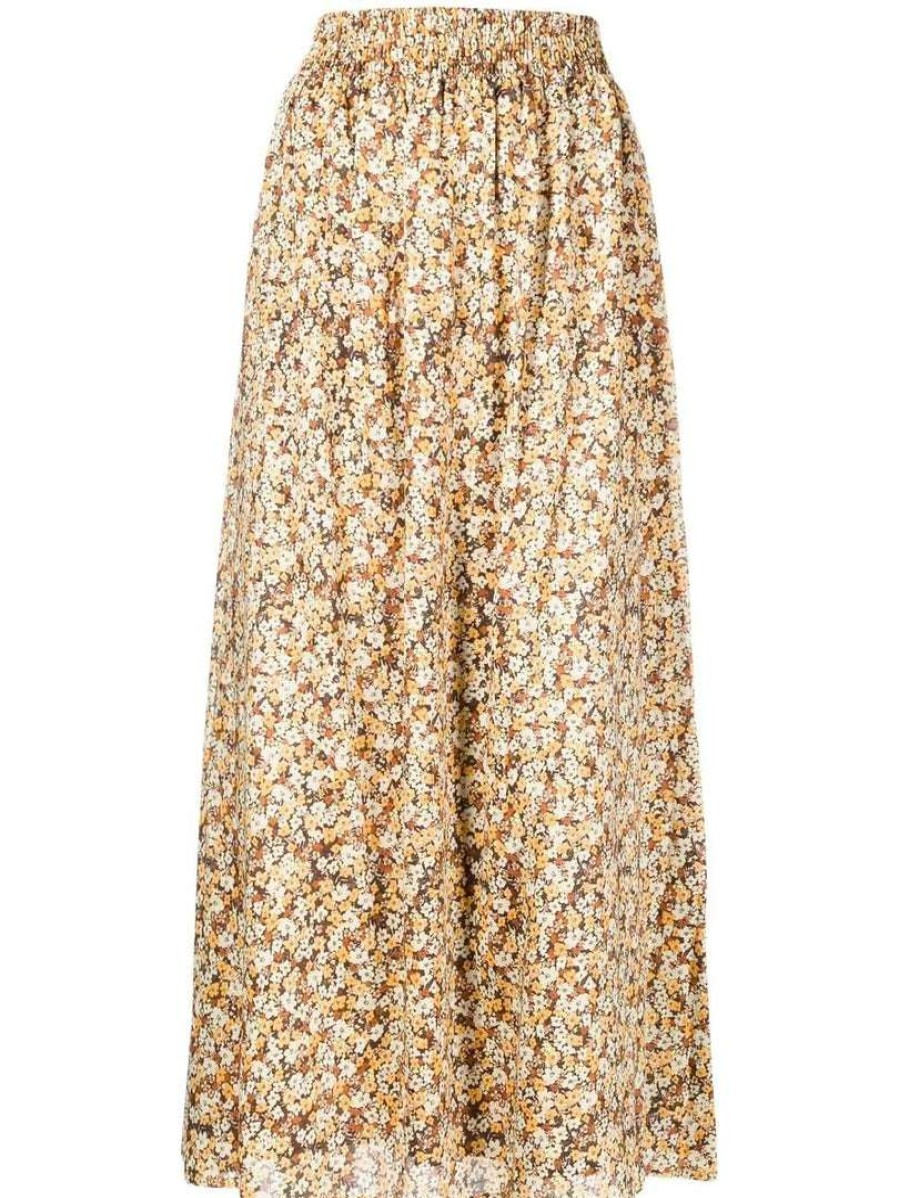 Clothing * | Faithfull The Brand Clothing 'Barletta' Floral Midi Skirt