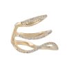 Accessories * | Completed Works Accessories 'Riot. Strike. Riot' Ear Cuff 14Ct Gold