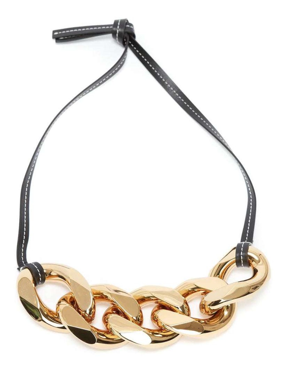 Accessories * | Jw Anderson 'Leather Chain Strap' Accessories