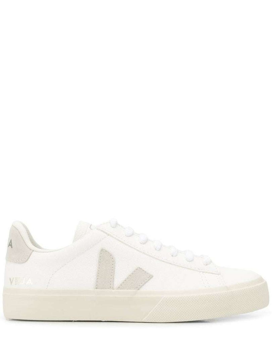 Shoes * | Veja 'Beige And White Low-Top Trainers' Shoes White Natural