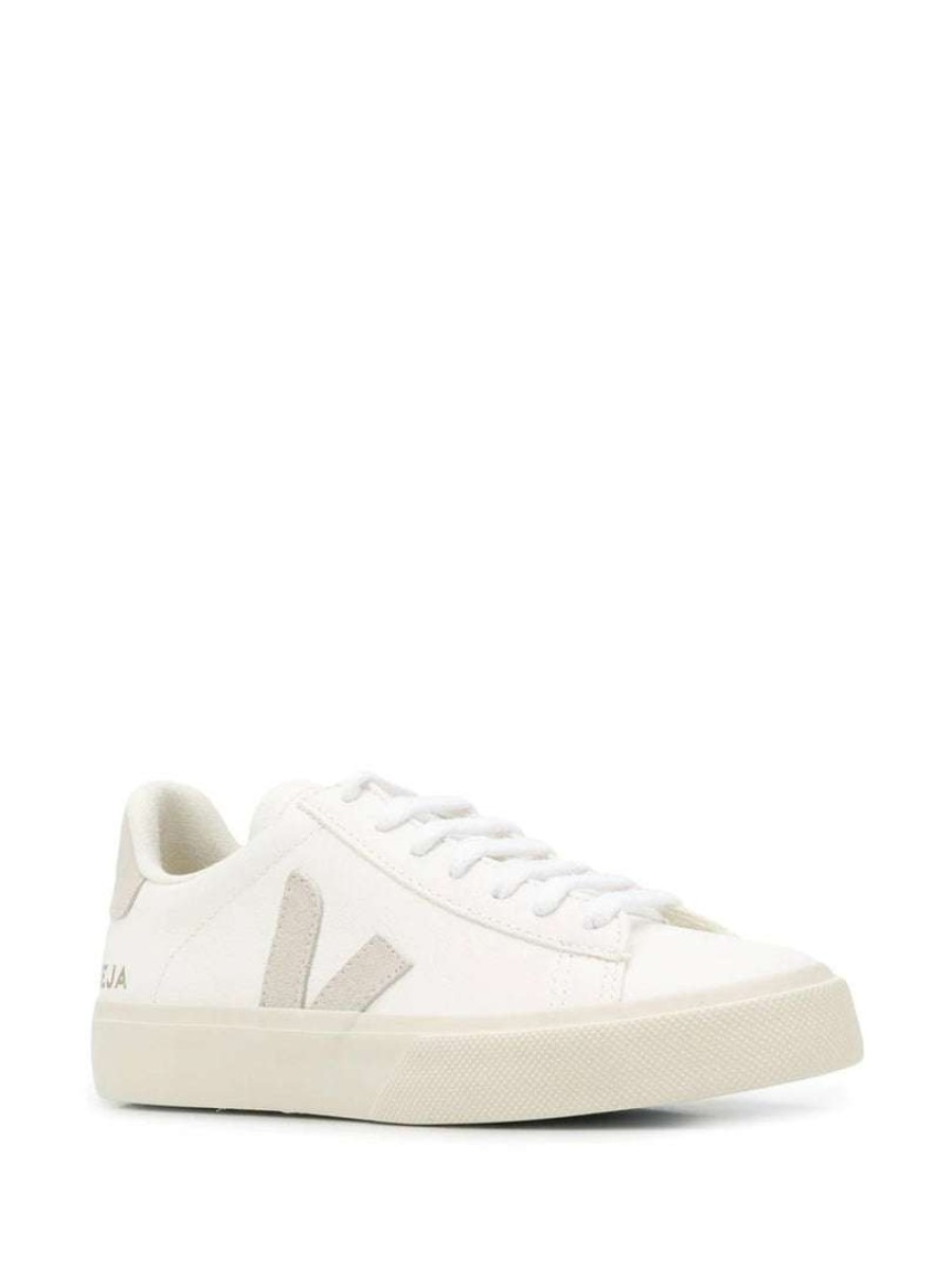 Shoes * | Veja 'Beige And White Low-Top Trainers' Shoes White Natural