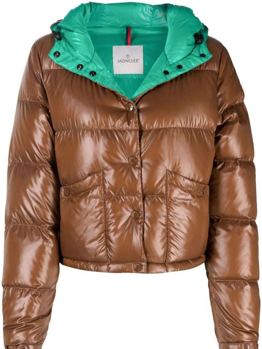 Clothing * | Moncler Brown 'Bardanette' Puffer Jacket