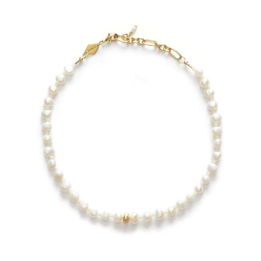 Accessories * | Anni Lu 'Stellar Pearly Anklet' Accessories