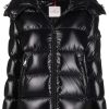 Clothing * | Moncler Black 'Fustet' Padded Jacket