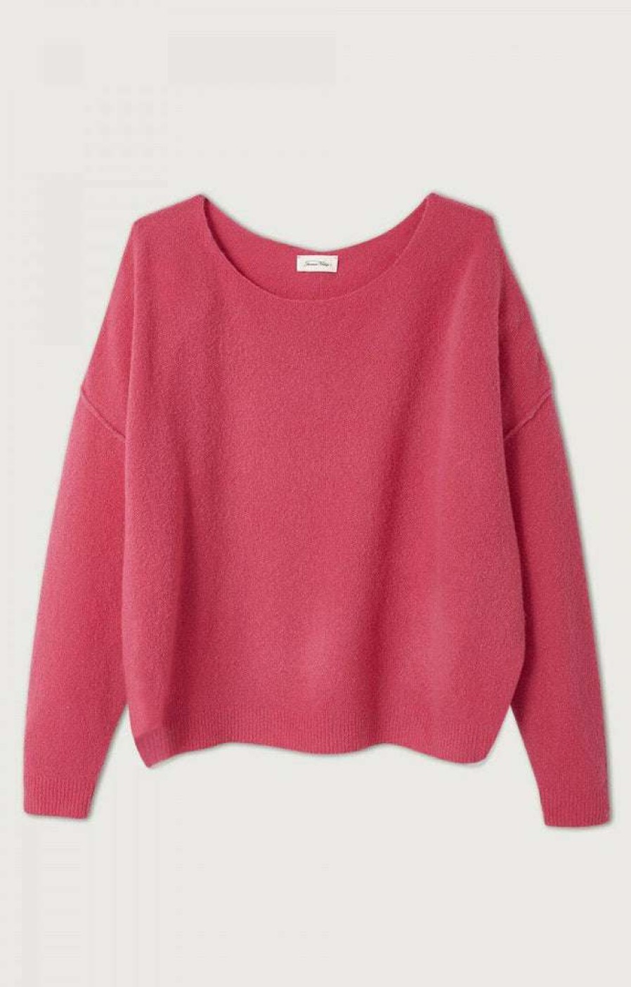 Clothing * | American Vintage Pink 'Damsville H22' Knit Sweater New In