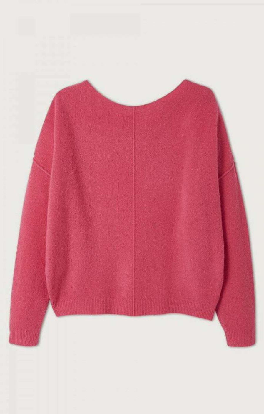 Clothing * | American Vintage Pink 'Damsville H22' Knit Sweater New In