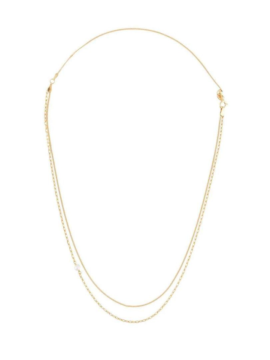 Accessories * | Maria Black Gold 'Cantare' Necklace Accessories