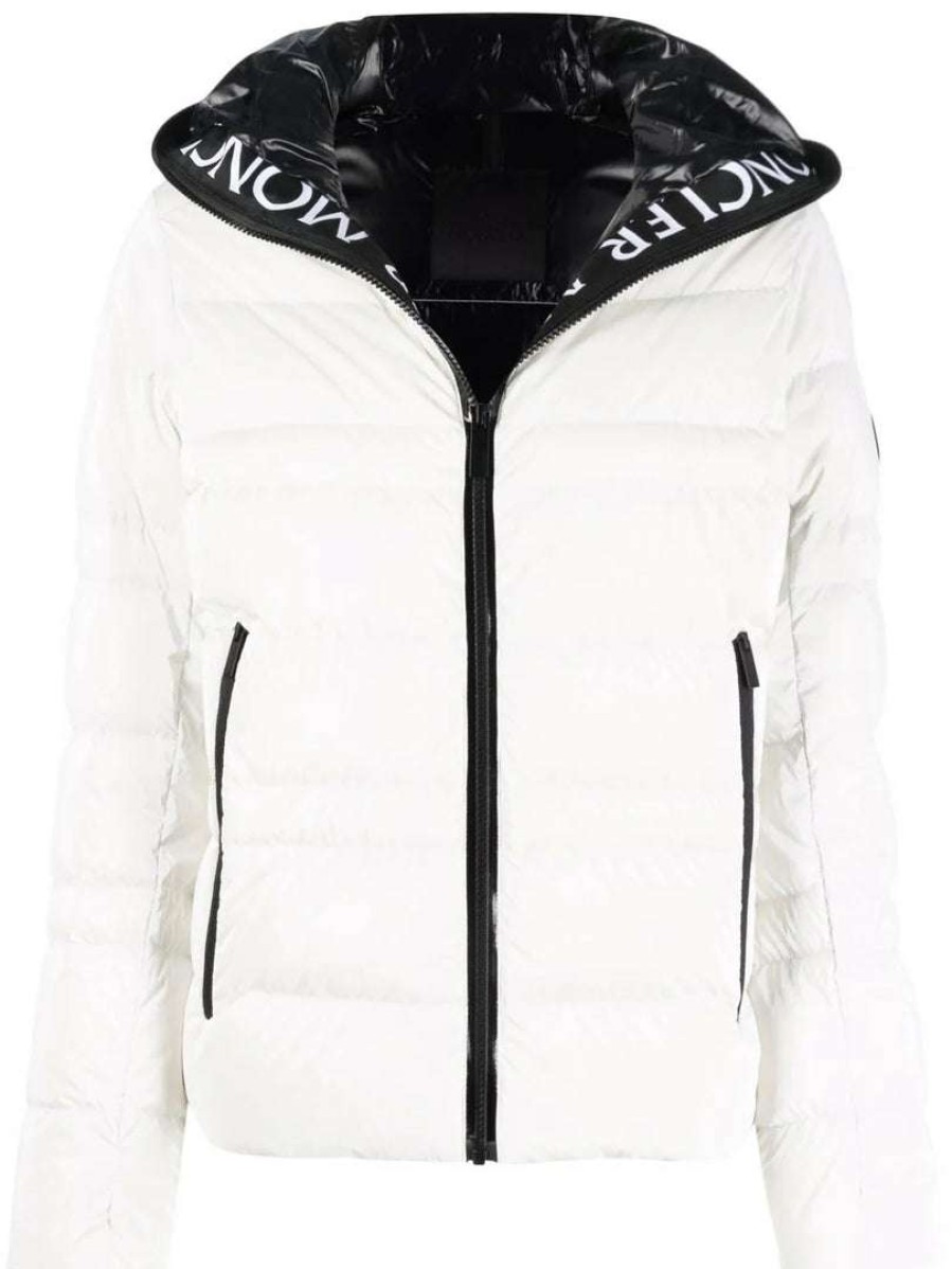 Clothing * | Moncler White 'Tharon' Jacket