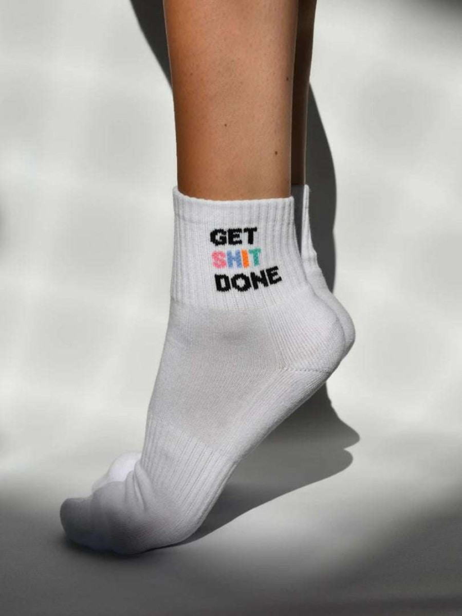 Accessories * | Soxygen Unisex 'Get Shit Done' Ankle Socks Accessories